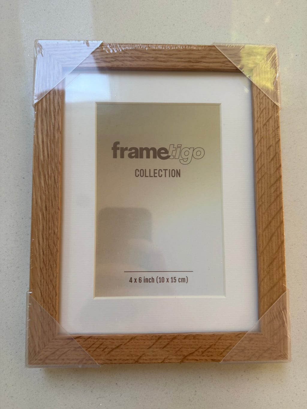 Solid Oak Natural Hardwood Picture Frames ( Frametigo)4"x6" 10x15cm