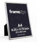 Silver Plated Thin Edge PictureFrame (Frametigo) A4/8.25"x11.75"