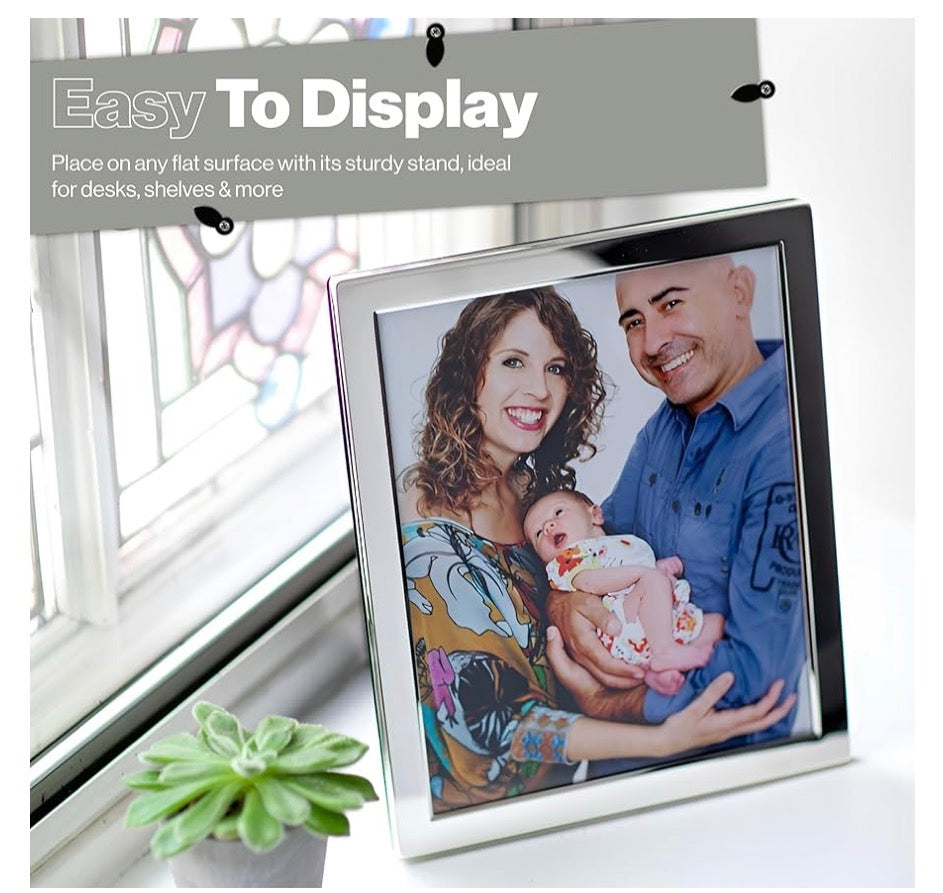 Luxury Silver Plated Picture Frames (Frametigo) 8”x10” 20x25cm