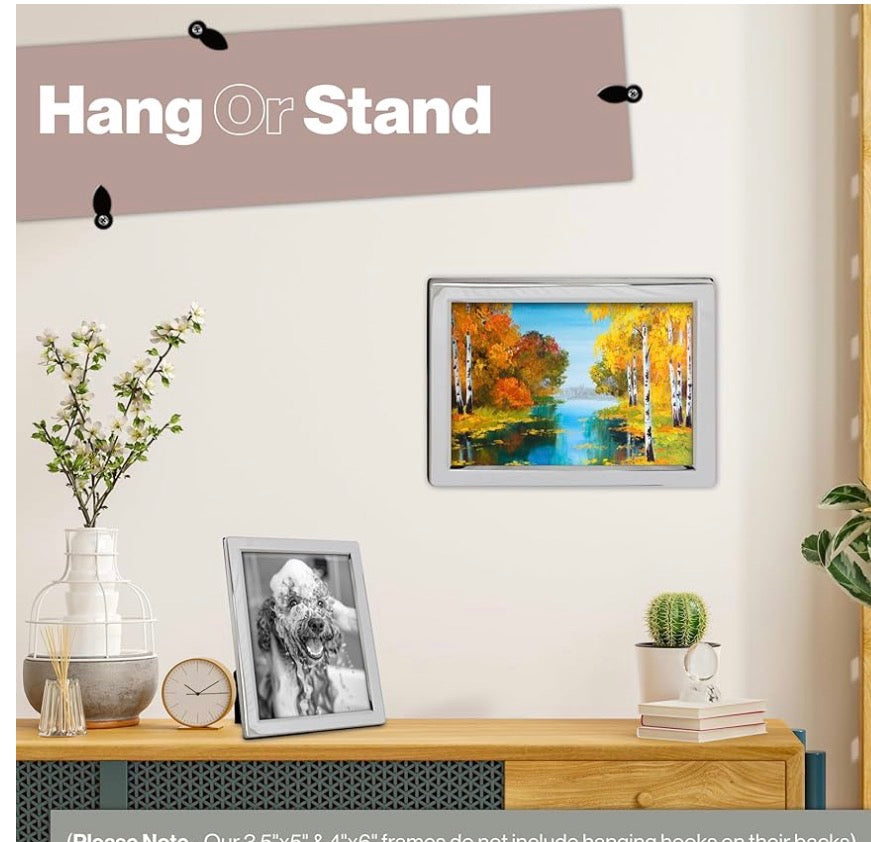 Luxury Silver Plated Picture Frames (Frametigo) 8”x10” 20x25cm