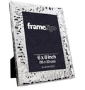 Silver Plated Hammered Picture Frame (Frametigo) 6” x8” 15x20cm