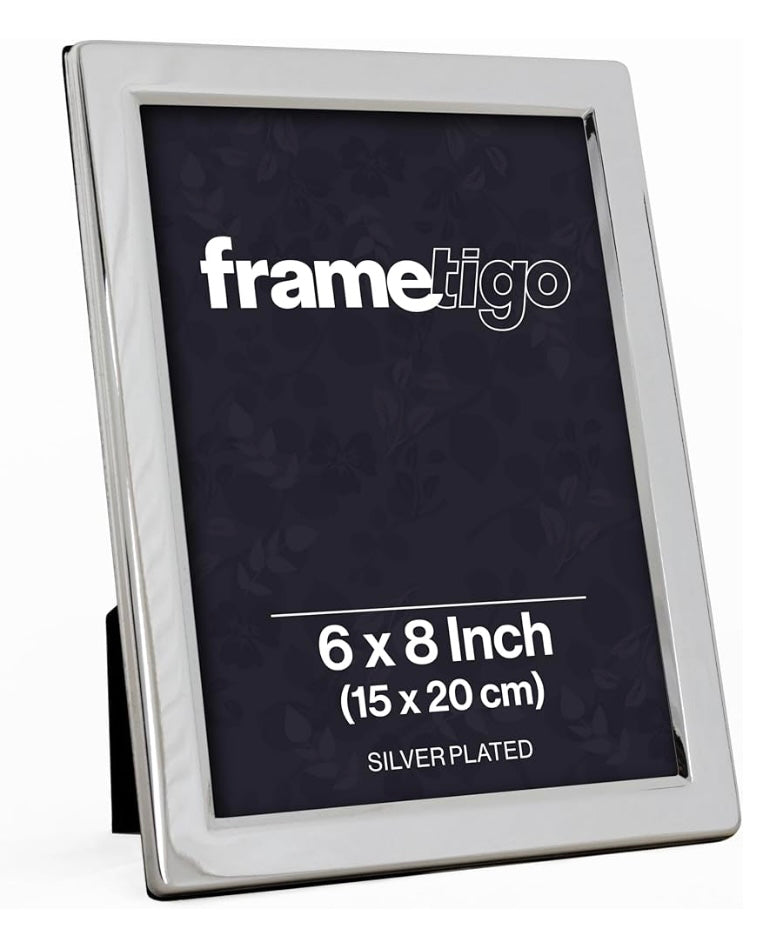 Luxury Silver Plated Picture Frames (Frametigo) 6”x8” 15x20cm